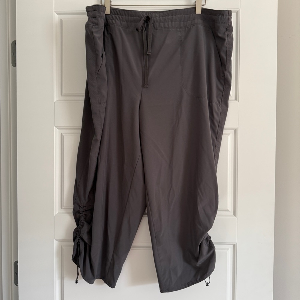 Gray Drawstring Pants